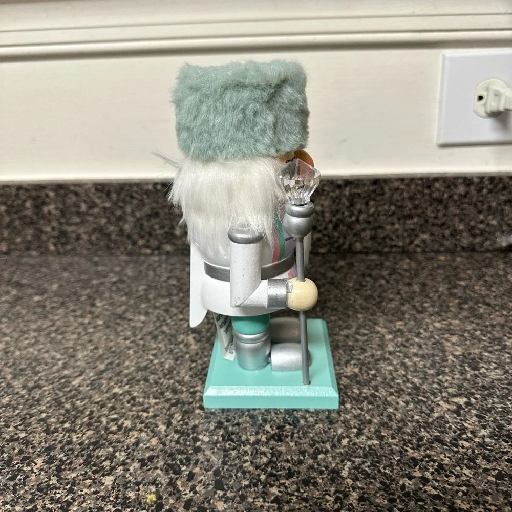 Christmas Teal Pastel Whimsical Nutcracker